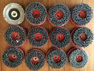 HT Snail Lock Antique Silicone Carbide Brush