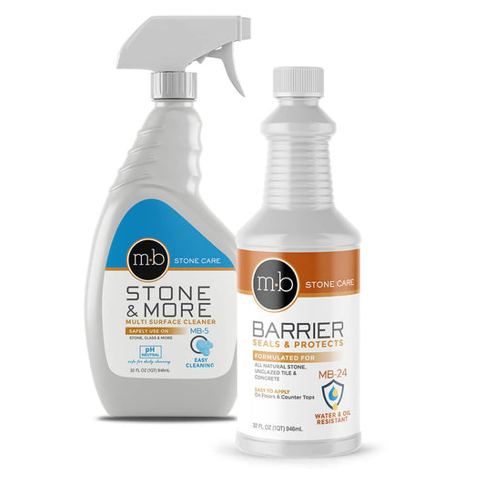 Stone Cleaner & Sealer Silver Kit
