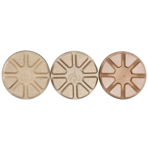MB Stone 3" Ultra Metal Floor Diamonds