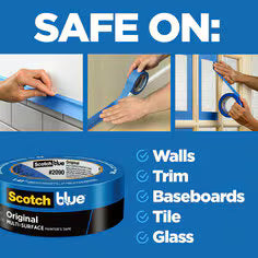 3M ScotchBlue™ Original Painter’s Tape 1.88"